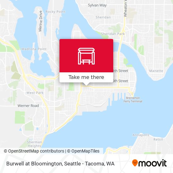 Burwell at Bloomington map
