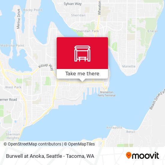 Mapa de Burwell at Anoka