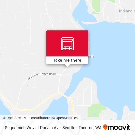 Suquamish Way at Purves Ave map