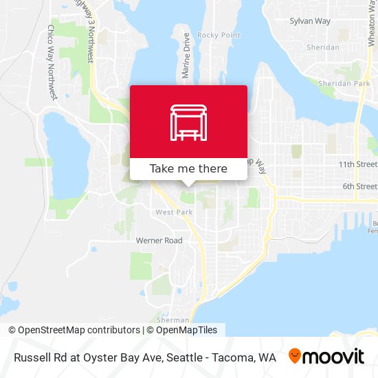 Russell Rd at Oyster Bay Ave map