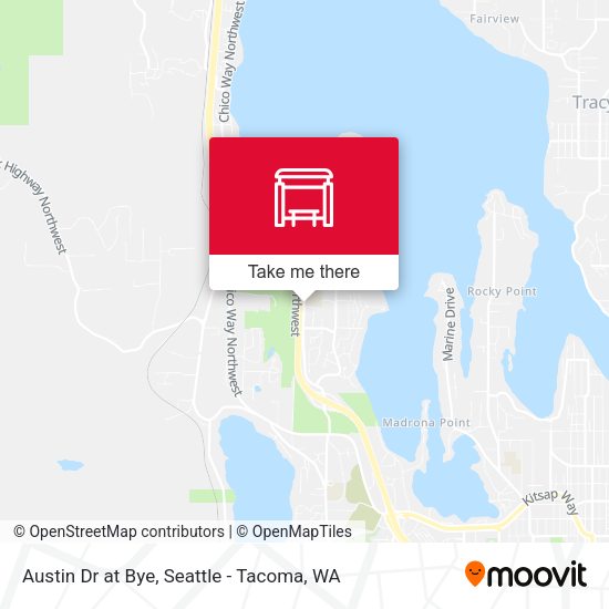 Austin Dr at Bye map