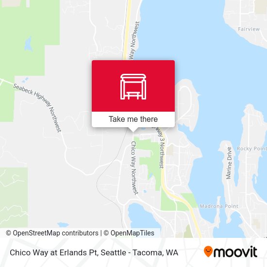 Mapa de Chico Way at Erlands Pt
