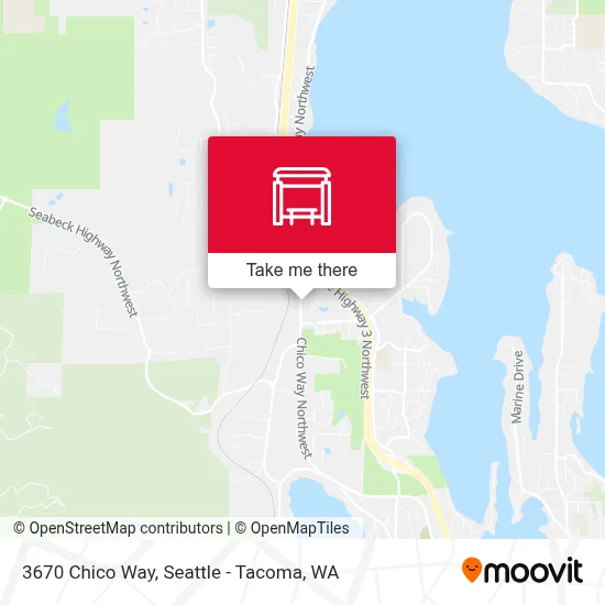 3670 Chico Way map