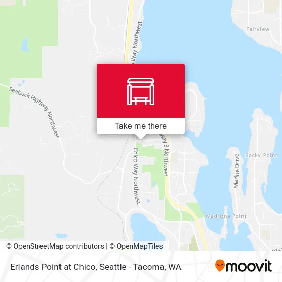 Erlands Point at Chico map