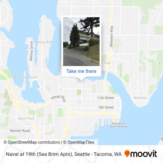 Naval at 19th (Sea Brim Apts) map