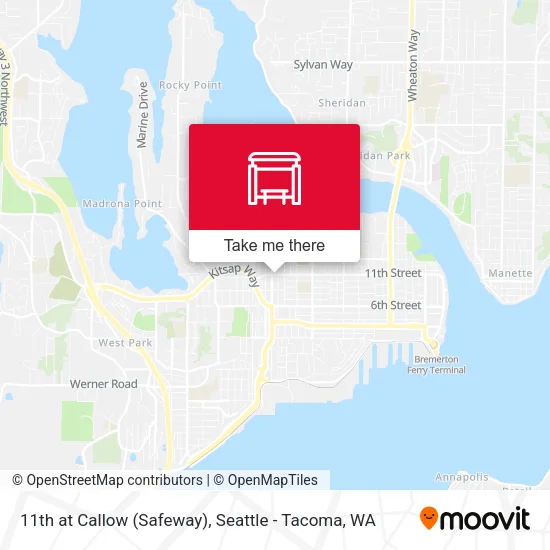 11th at Callow (Safeway) map