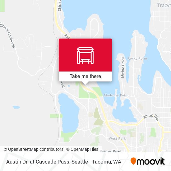 Austin Dr. at Cascade Pass map