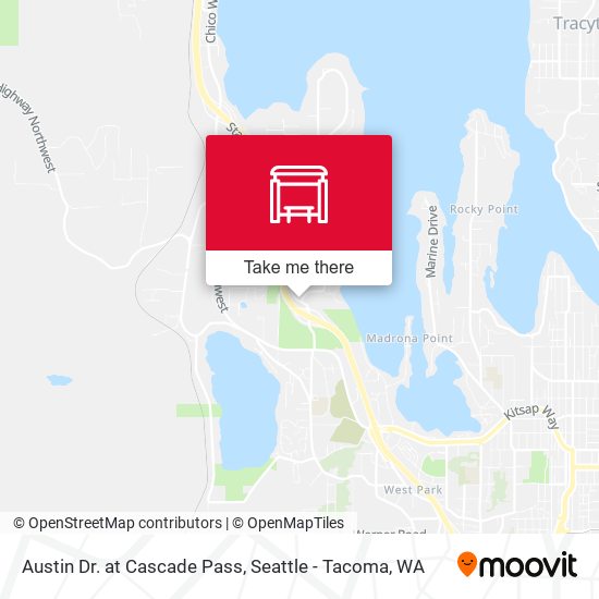 Austin Dr. at Cascade Pass map