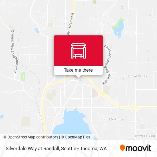 Silverdale Way at Randall map