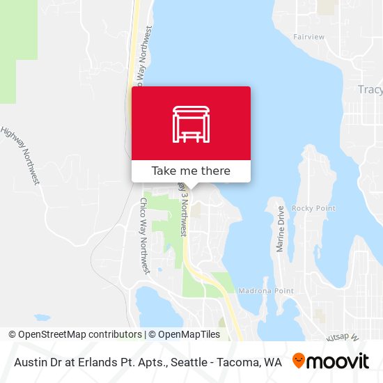 Mapa de Austin Dr at Erlands Pt. Apts.