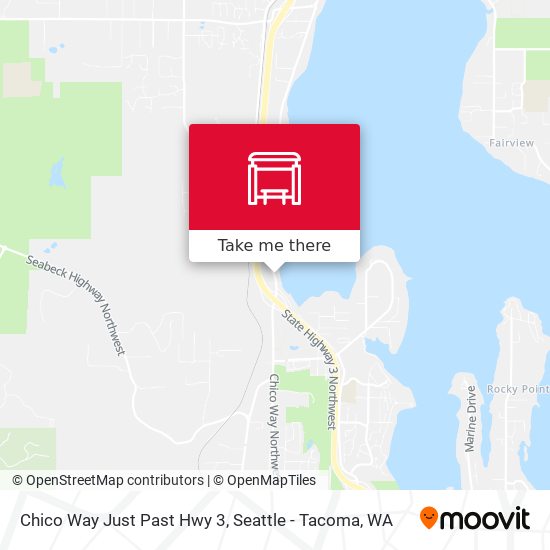 Chico Way Just Past Hwy 3 map