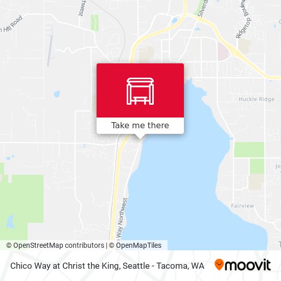 Chico Way at Christ the King map