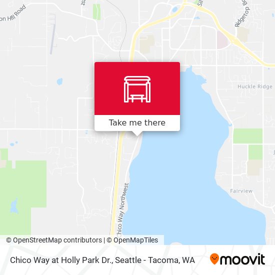 Chico Way at Holly Park Dr. map