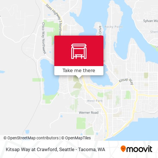 Kitsap Way at Crawford map