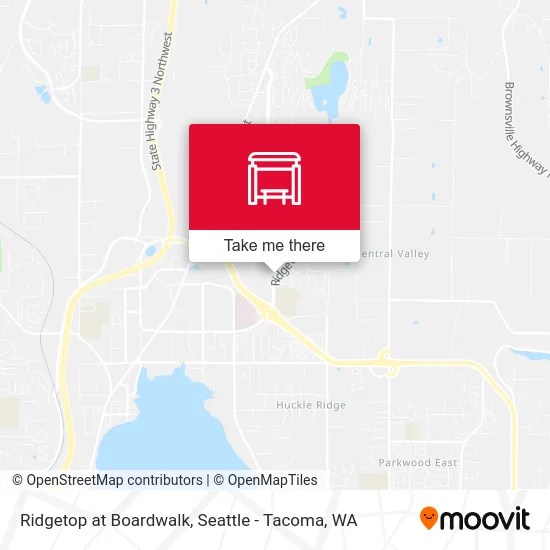 Ridgetop at Boardwalk map