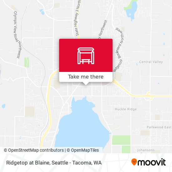 Ridgetop at Blaine map