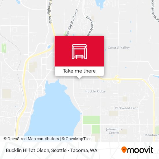 Bucklin Hill at Olson map