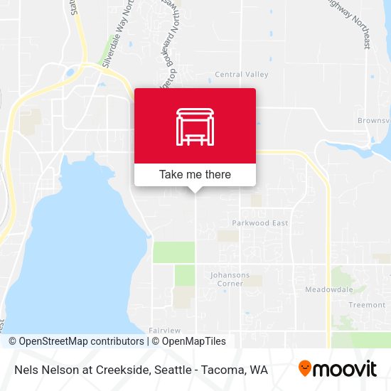 Nels Nelson at Creekside map