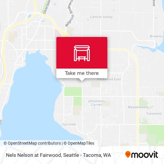 Nels Nelson at Fairwood map