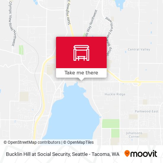 Mapa de Bucklin Hill at Social Security