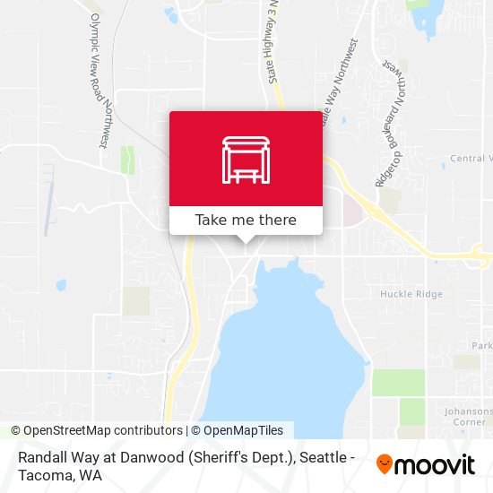 Randall Way at Danwood (Sheriff's Dept.) map