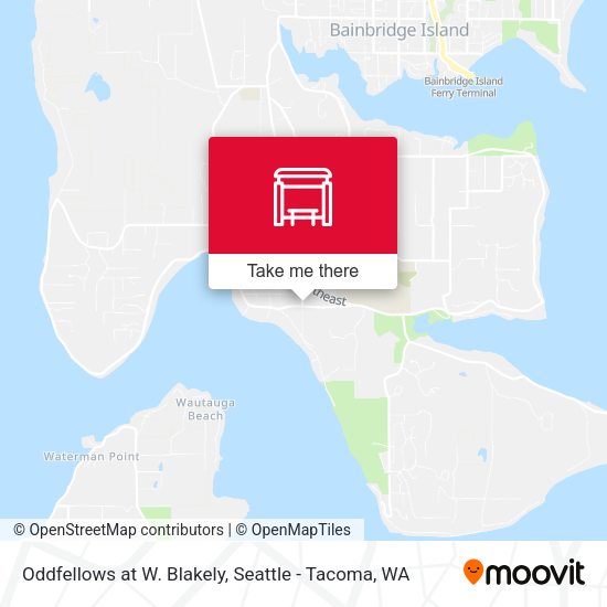 Mapa de Oddfellows at W. Blakely