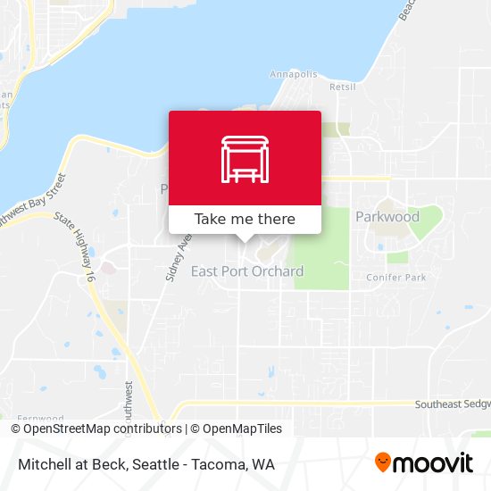 Mitchell at Beck map