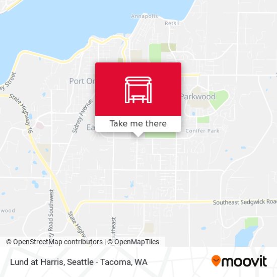 Lund at Harris map