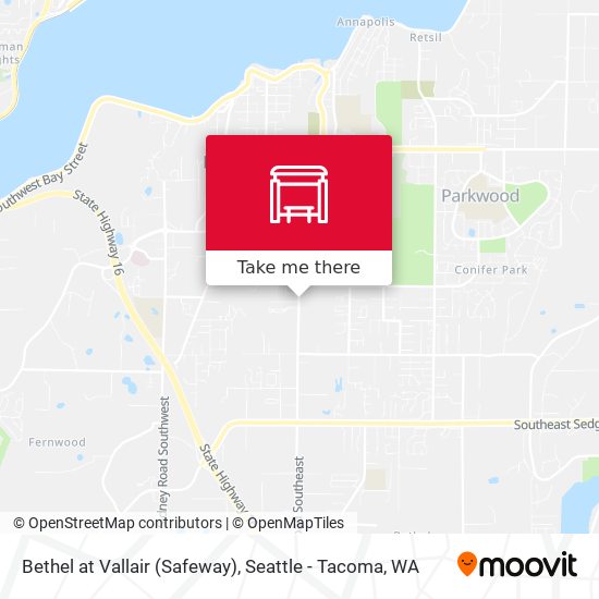 Mapa de Bethel at Vallair (Safeway)