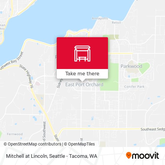 Mitchell at Lincoln map