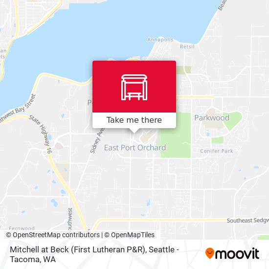 Mitchell at Beck (First Lutheran P&R) map