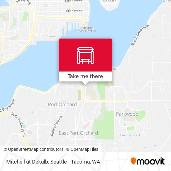 Mitchell at Dekalb map