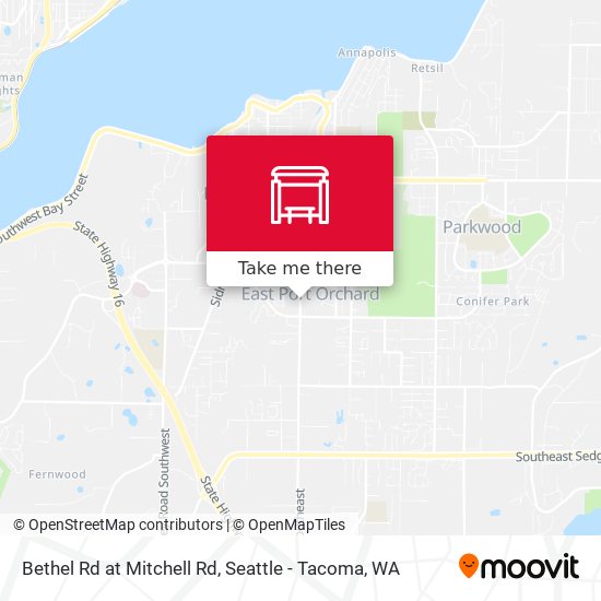 Bethel Rd at Mitchell Rd map