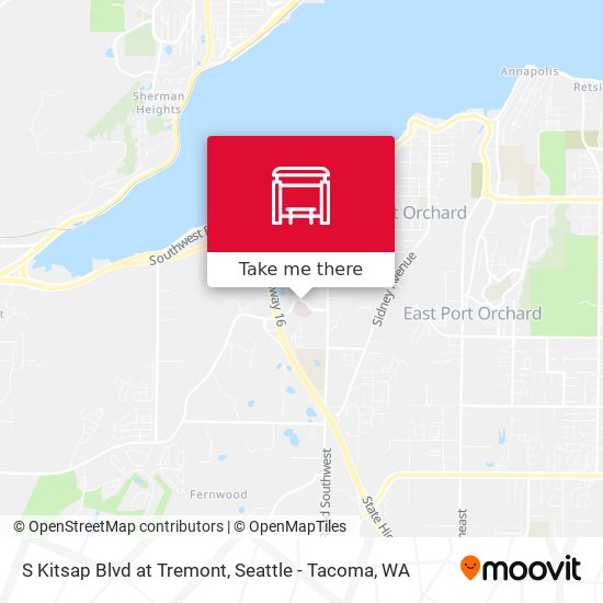 Mapa de S Kitsap Blvd at Tremont