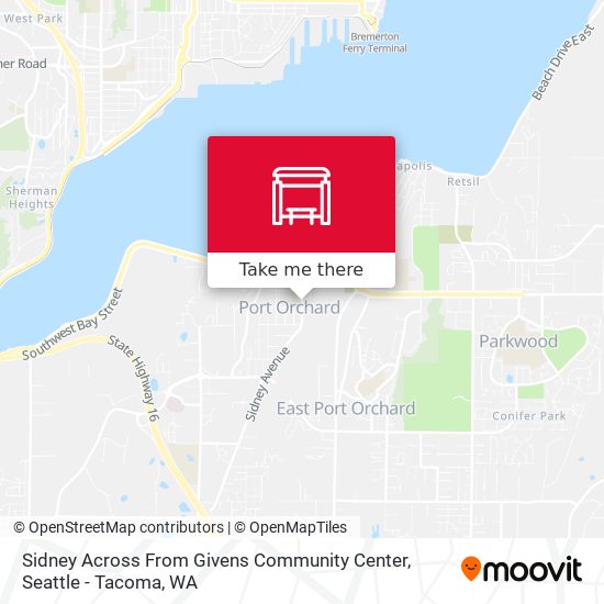 Sidney Across From Givens Community Center map