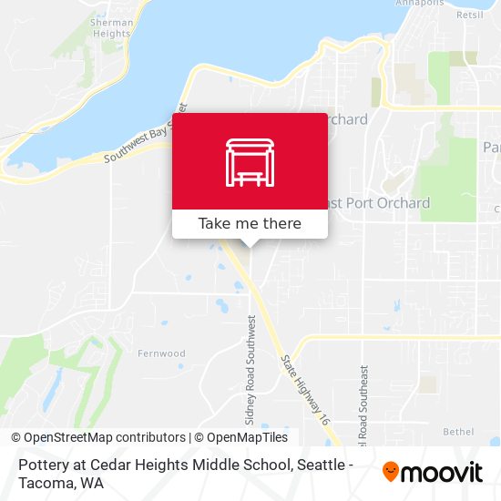 Pottery at Cedar Heights Middle School map