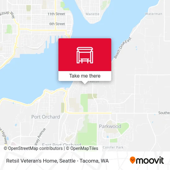 Retsil Veteran's Home map