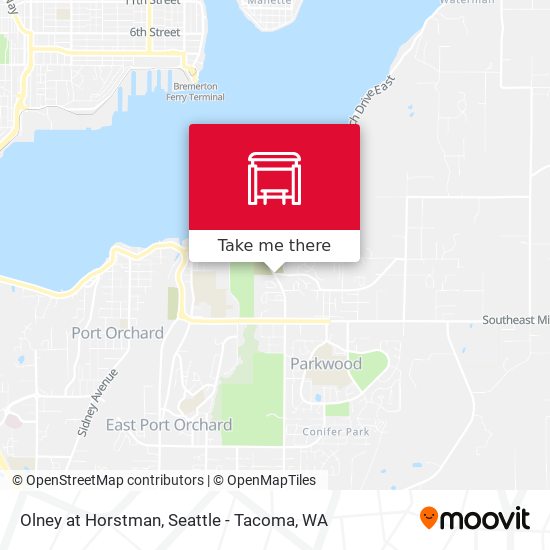 Olney at Horstman map