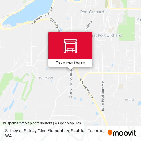 Sidney at Sidney Glen Elementary map