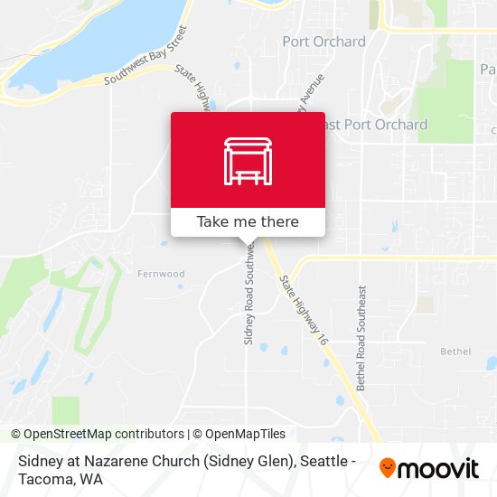 Sidney at Nazarene Church (Sidney Glen) map