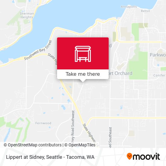 Mapa de Lippert at Sidney