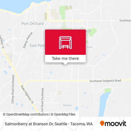 Salmonberry at Branson Dr map