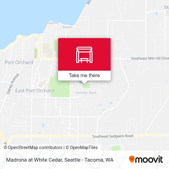 Madrona at White Cedar map