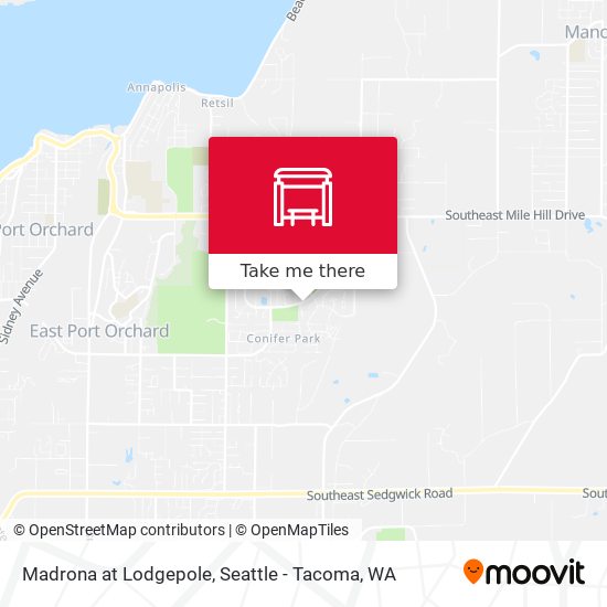 Madrona at Lodgepole map