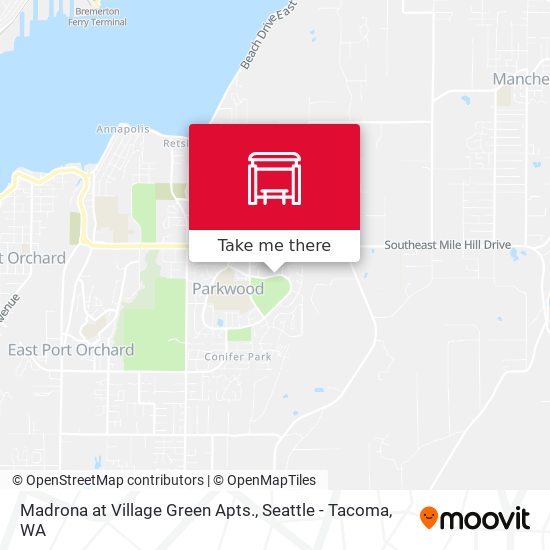 Mapa de Madrona at Village Green Apts.