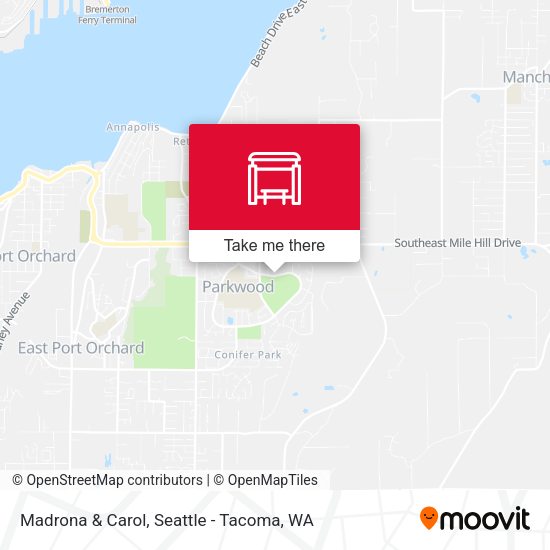 Madrona & Carol map