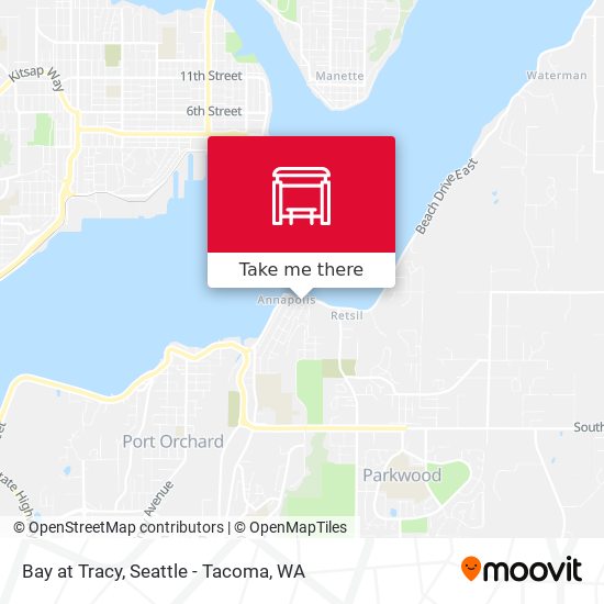Bay at Tracy map