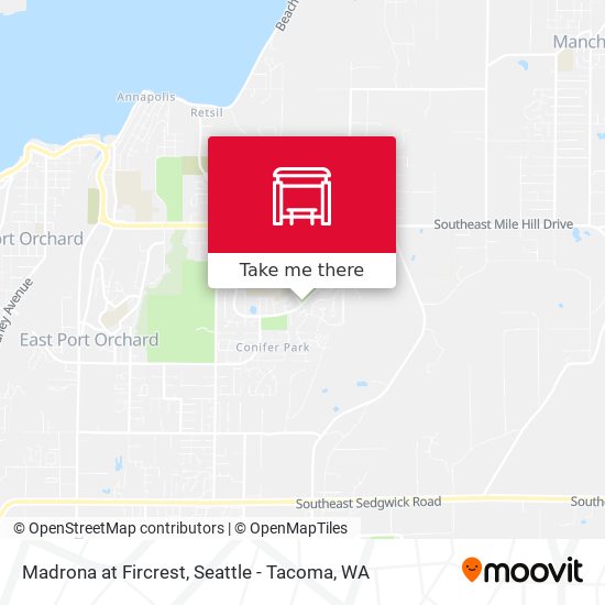 Madrona at Fircrest map
