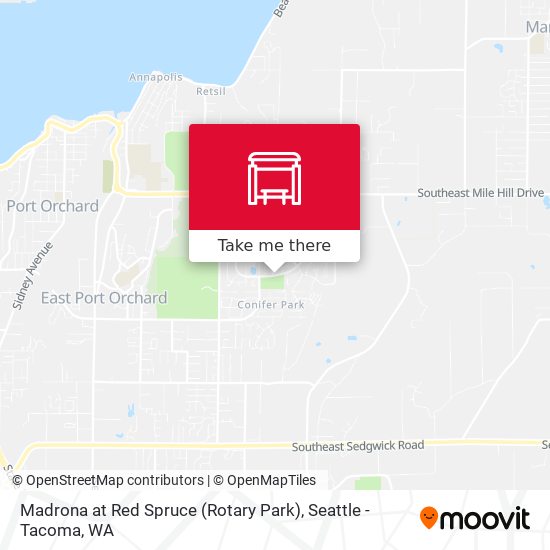 Madrona at Red Spruce (Rotary Park) map