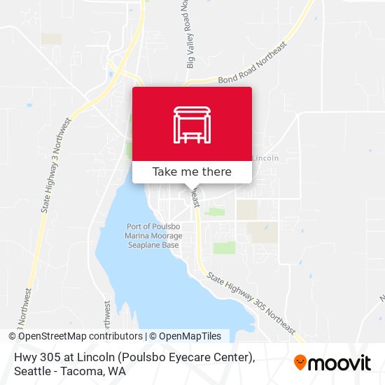 Mapa de Hwy 305 at Lincoln (Poulsbo Eyecare Center)